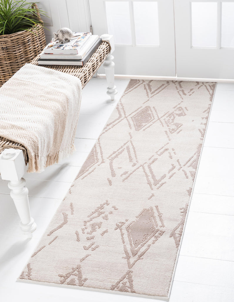 Jakobe - Faded Diamond Pattern Area Rug – Warmly