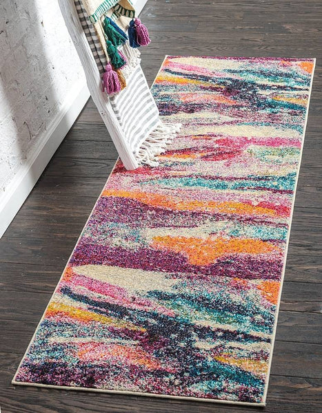 Zackery - Color Splash Faded Multi-Color Rug