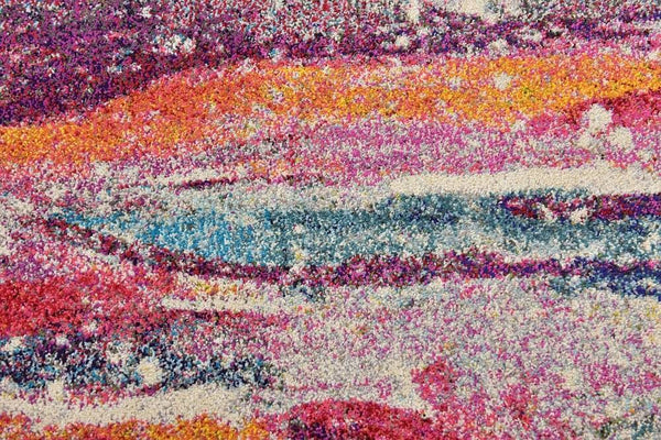 Zackery - Color Splash Faded Multi-Color Rug