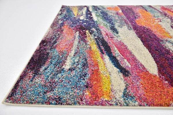 Zackery - Color Splash Faded Multi-Color Rug