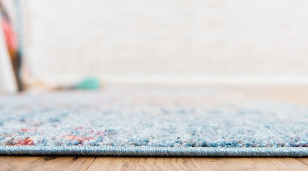 Devan - Rainbow Square Pattern Rug – Warmly