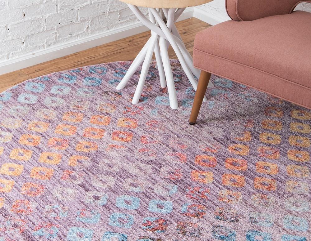 Devan - Rainbow Square Pattern Rug – Warmly