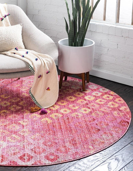 Devan - Rainbow Square Pattern Rug – Warmly