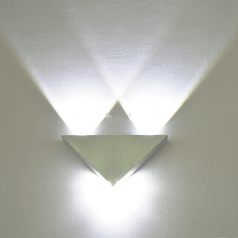 Modern LED Triangle Wall Lamp – Warmly