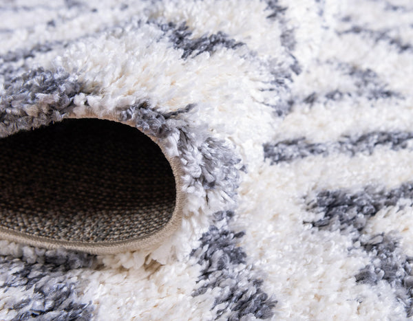 Roderick - Diamond Pattern Shaggy Rug – Warmly