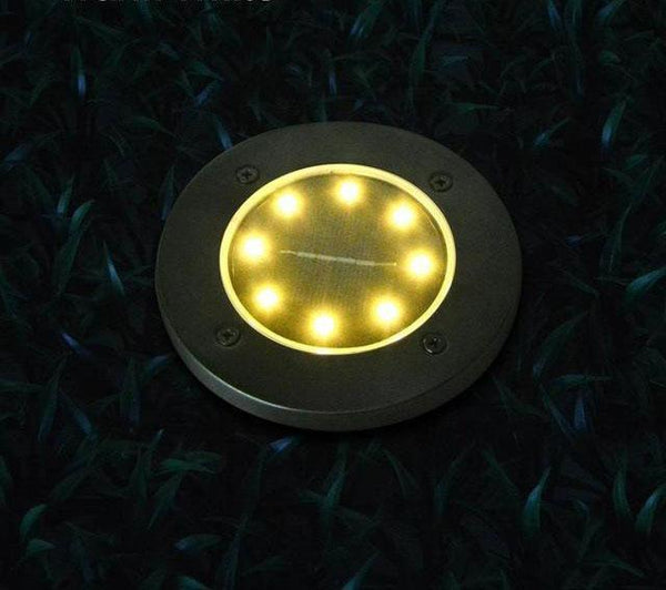 Luz De Jardín Solar Redonda Led Con Control De Tiempo Para E | Cuotas