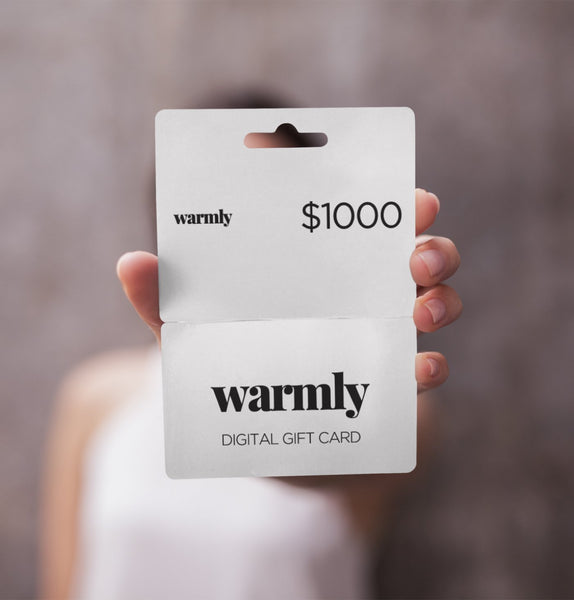 Warmly Digital Gift Card (Instant Download)