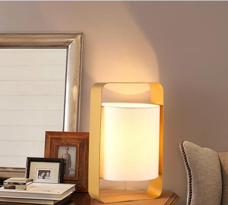 Nate - Modern Frame Floating Lantern Desk Lamp – Warmly