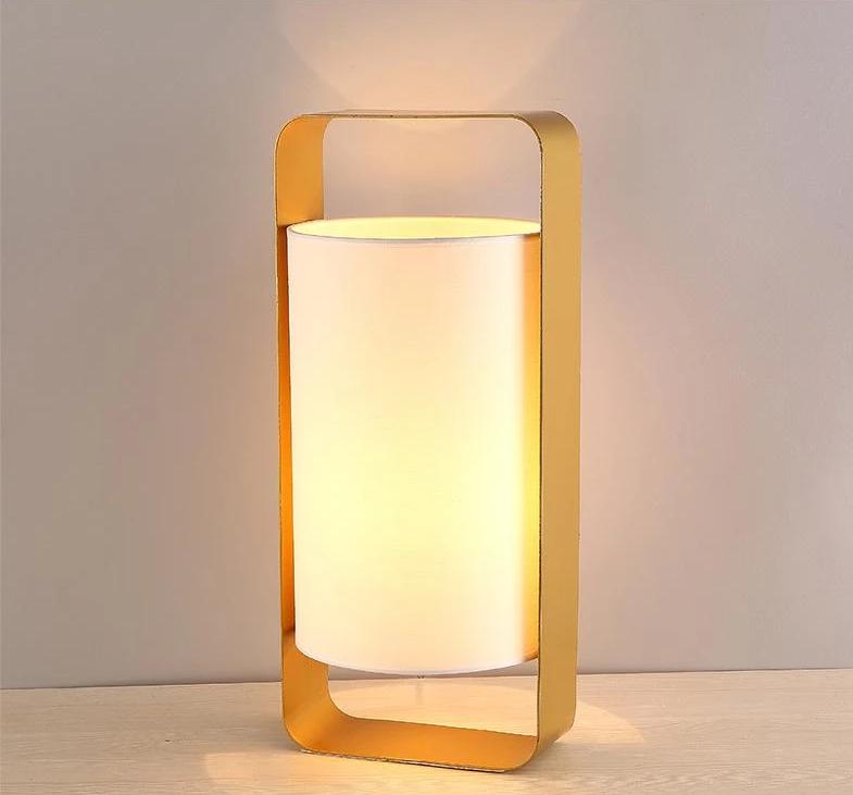 Nate - Modern Frame Floating Lantern Desk Lamp – Warmly