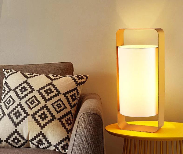 Nate - Modern Frame Floating Lantern Desk Lamp