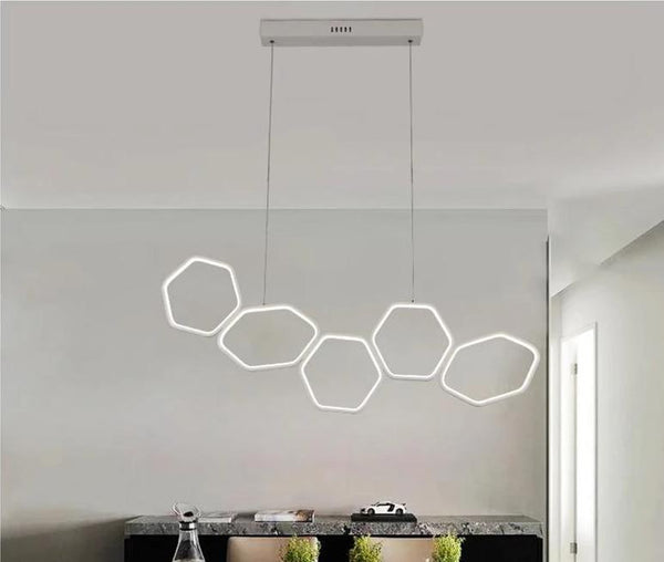 Jocasta - Art Deco LED Geometric Chandelier