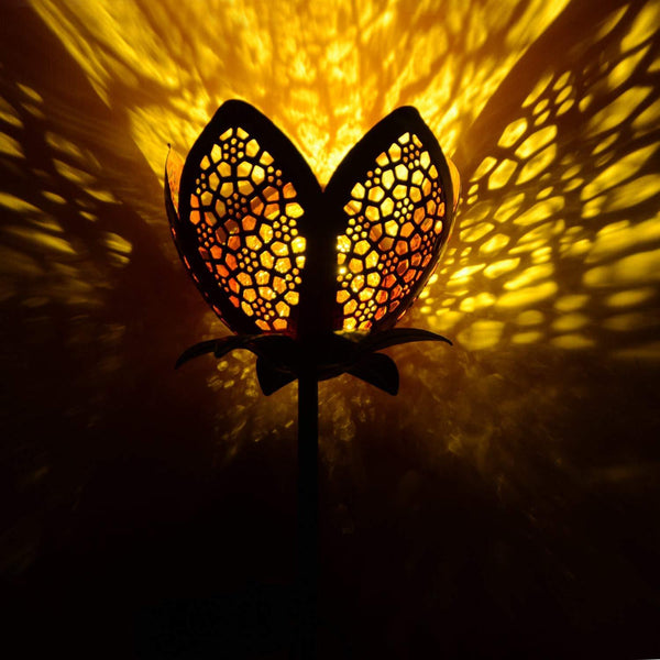 Solar Powered Flower Stake Garden Light