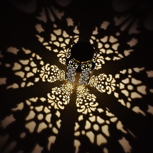 Soraya - LED Solar Powered Outdoor Moroccan Lamp