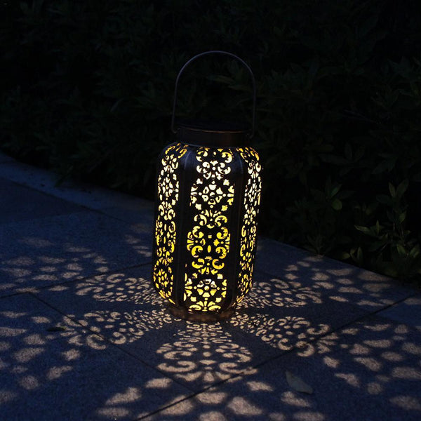Soraya - LED Solar Powered Outdoor Moroccan Lamp
