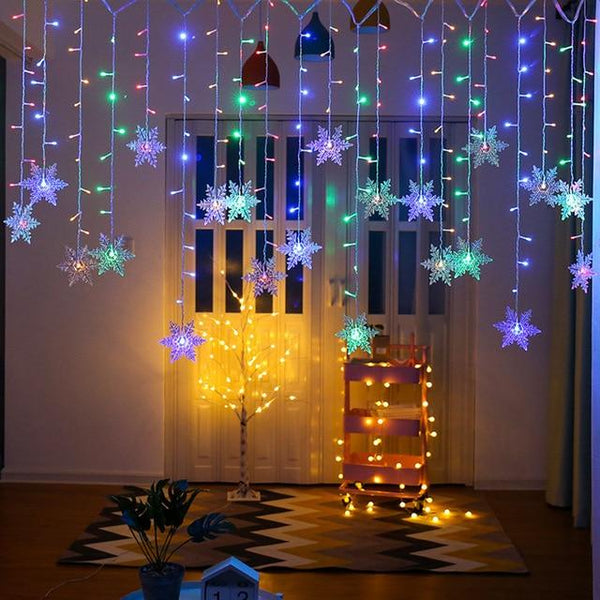 Snowflake Hanging LED Lights