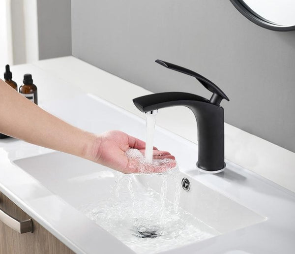 Caron - Single Handle Brass Bathroom Faucet