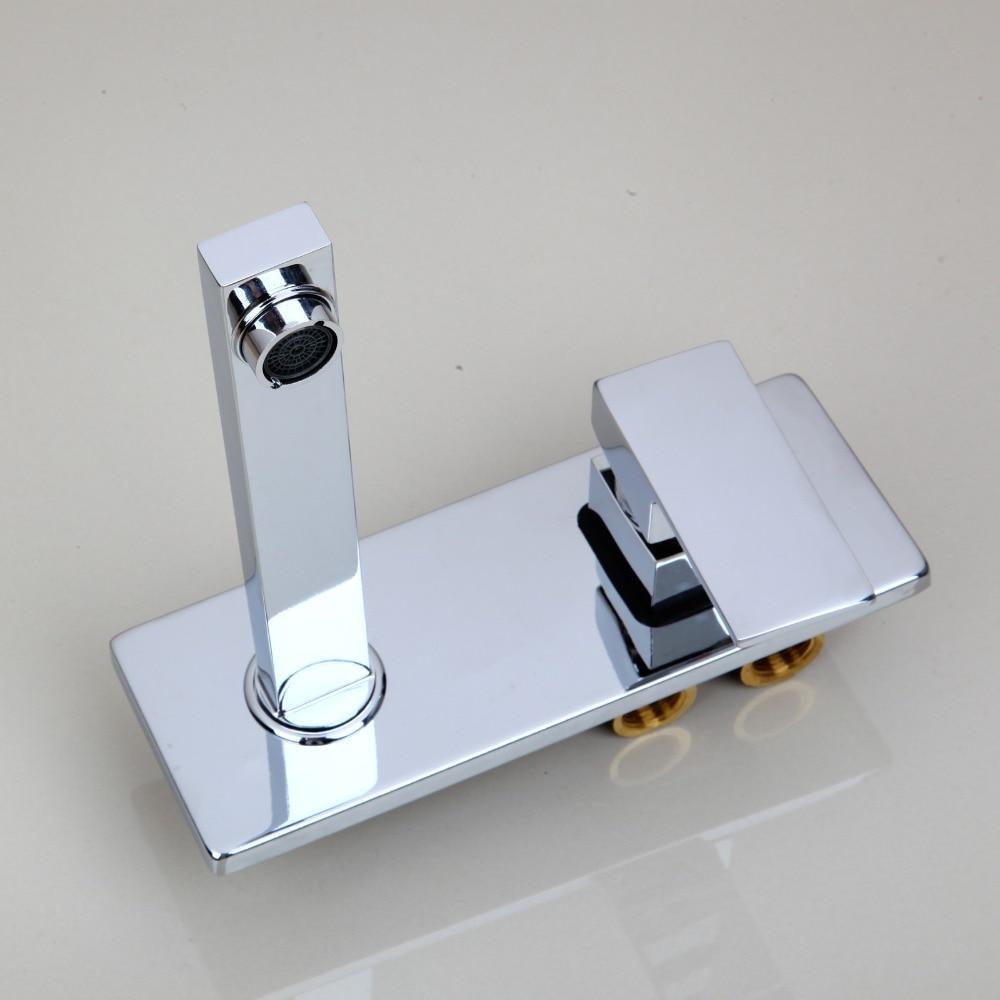 Laney - Wall Mounted Brass Nozzle Bathroom Faucet – Warmly