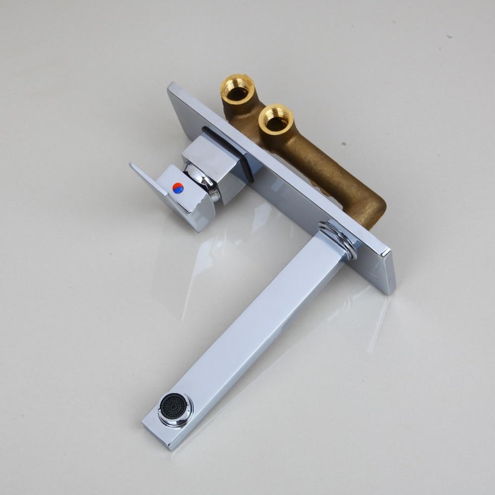 Laney - Wall Mounted Brass Nozzle Bathroom Faucet – Warmly