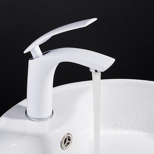 Caron - Single Handle Brass Bathroom Faucet