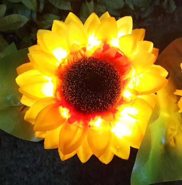 2 LED Sunflower Garden Lights