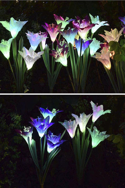 Artificial Lilies LED Garden Lights