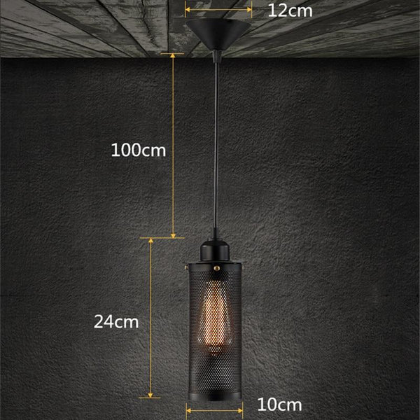 Caius - Vintage Industrial Hanging Pendant Lamp