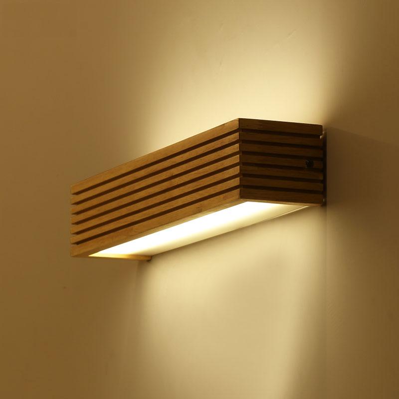 Statuto - Modern Nordic Wooden Wall Lamp – Warmly