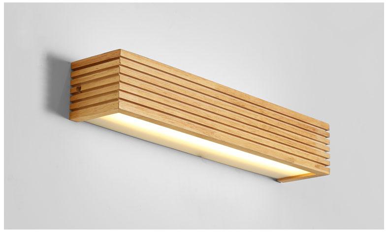 Statuto - Modern Nordic Wooden Wall Lamp – Warmly