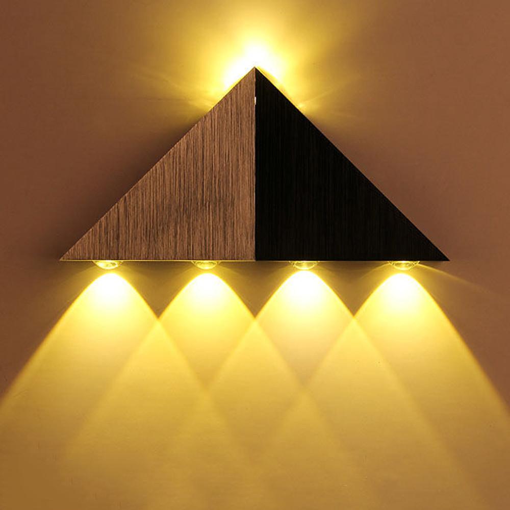 Modern LED Triangle Wall Lamp – Warmly