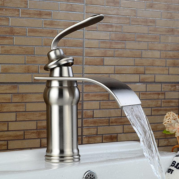 Ames - Vintage Brass Waterfall Faucet