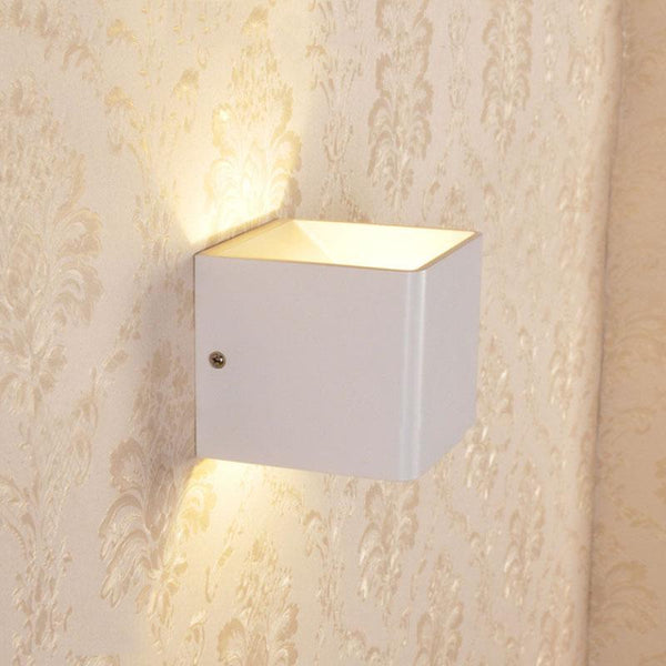 Modern LED Up Down Cube Wall Lamp