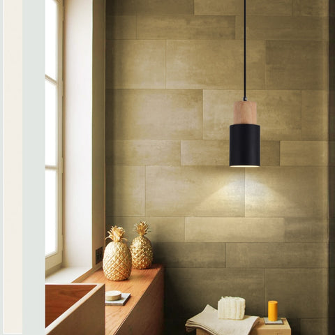 Designer Nordic Wooden Base Hanging Light – Warmly