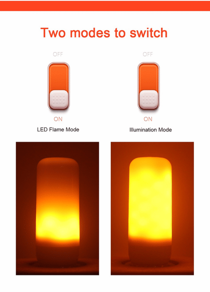 Firelight - Lifelike LED Flame Light Warmly