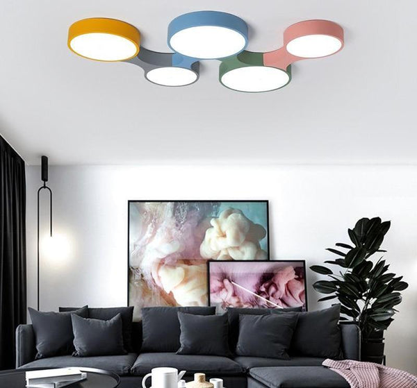 Cogs - Modern Nordic Colorful Ceiling Light