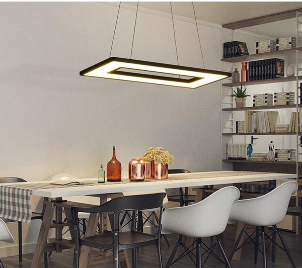 Regina - Modern Hanging Frame LED Lamp