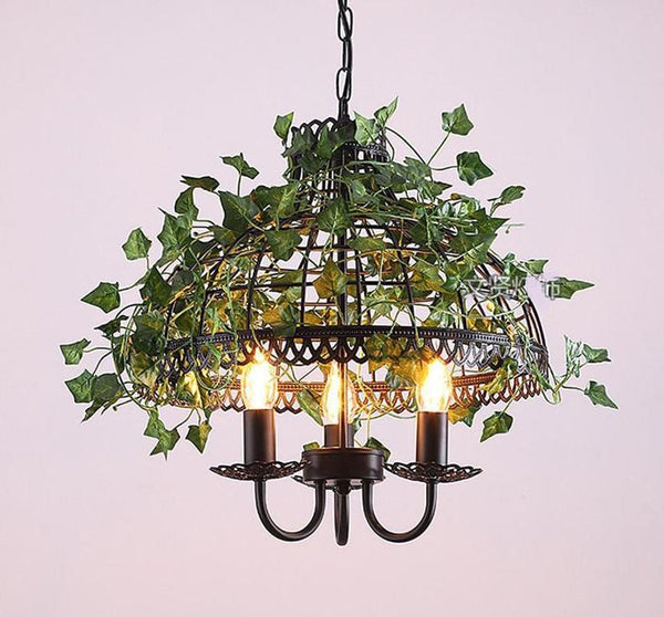 Emory - Vintage Industrial Bird Cage Hanging Lamp