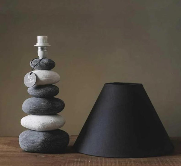 Stonia - Modern Ceramic Stone Pile Lamp